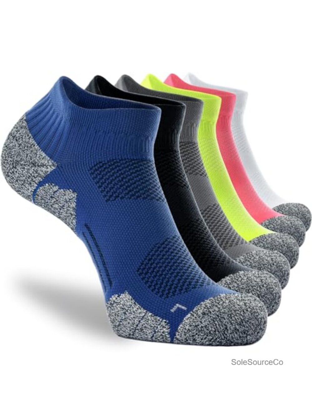 Cushioned Athletic Ankle Compression Socks Running Gym Unisex